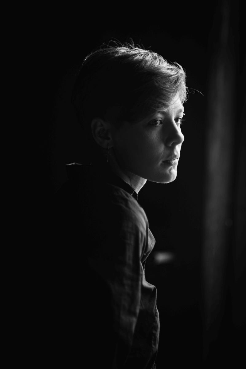 Schwarz-Weiß-Portraitfotografie von Mike Günther