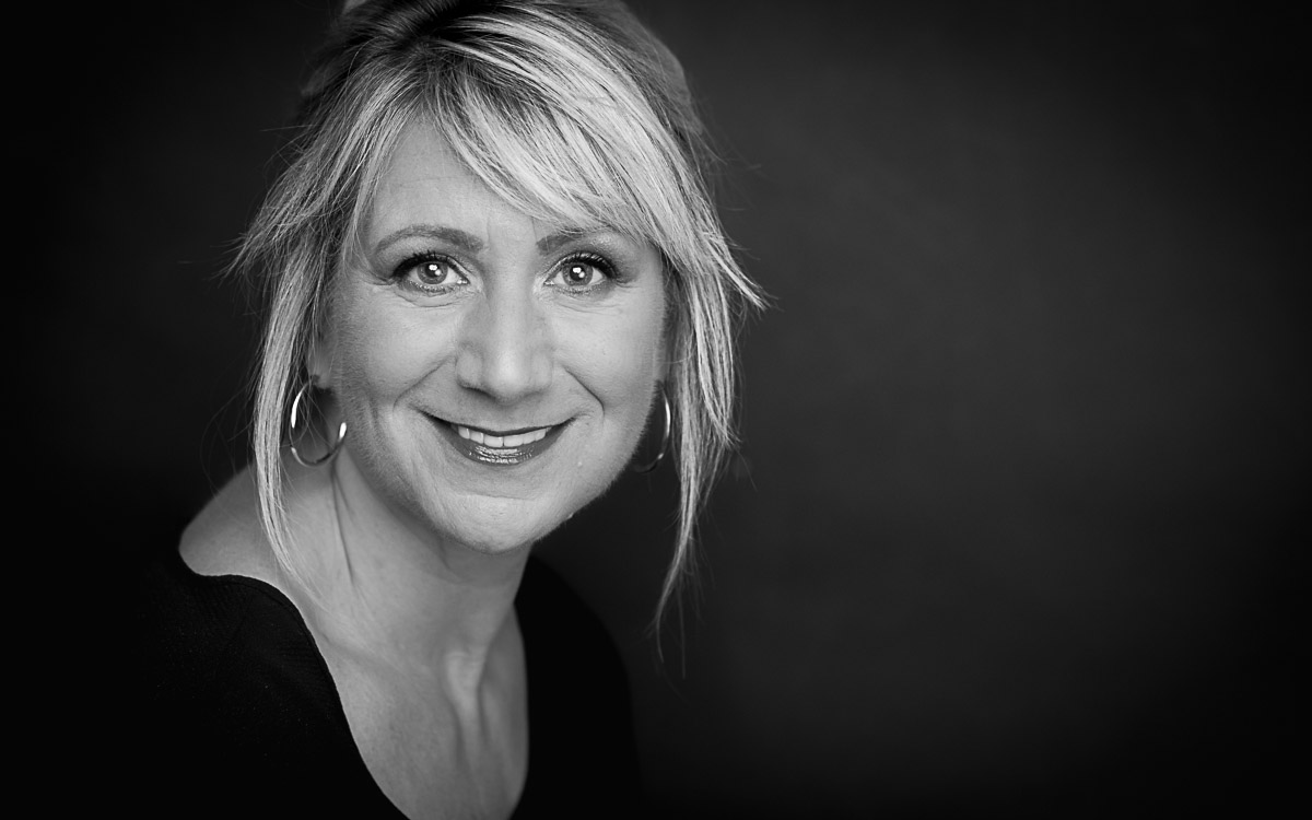 Schwarz-Weiß-Portrait von Lydia